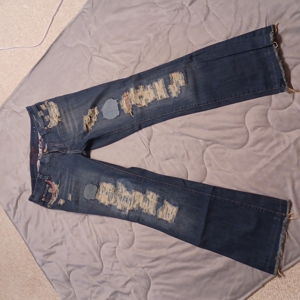 𝅺AMERICAN EAGLE JEANS 8 REGULAR. FACTORY DESTOYED. Very Rare Find! nwot